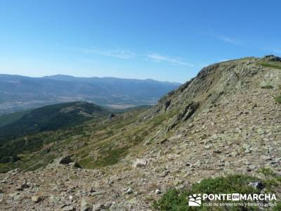 Cuerda Larga desde Pico del Nevero - excursiones fin de semana; rutas senderismo cercedilla